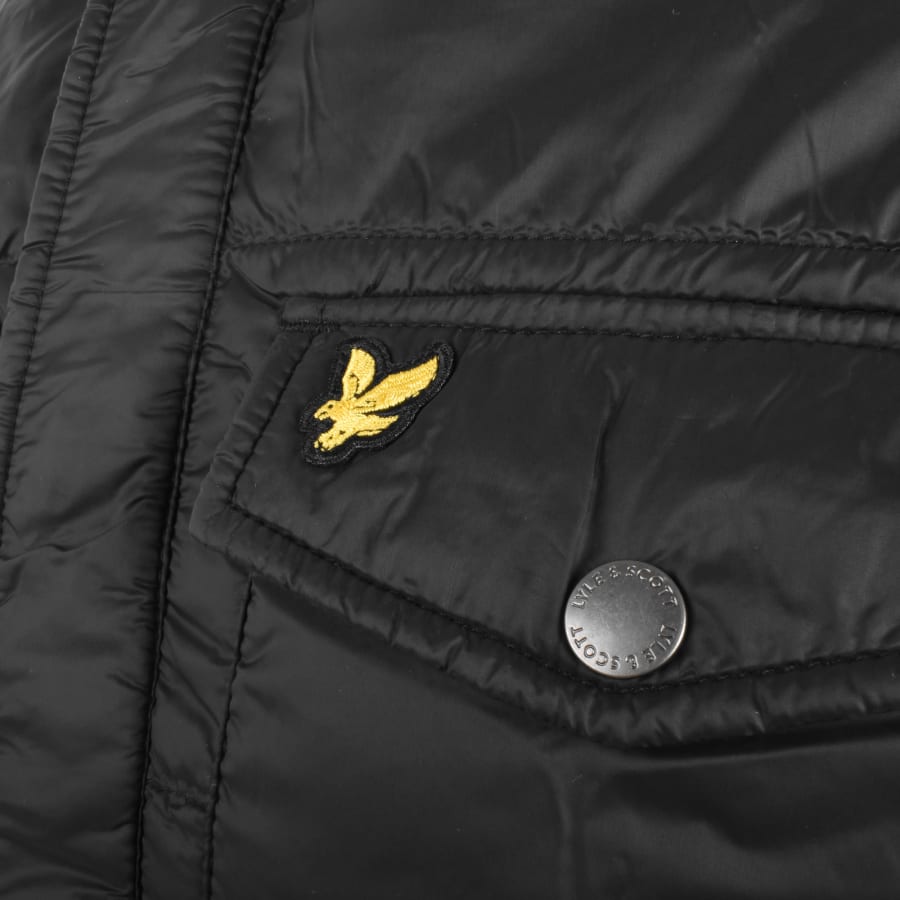 Lyle and scott coat black top
